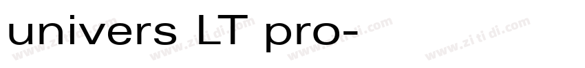 univers LT pro字体转换